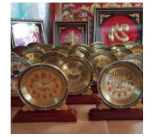ĐỒNG HỒ ĐỂ BÀN BẰNG ĐỒNG SANG TRỌNG