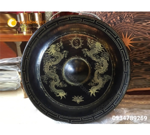 Chiêng đồng Song long chầu nguyệt