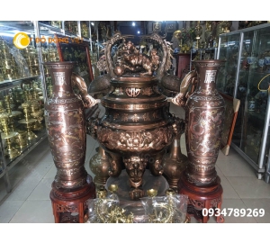 Đúc lư hương đồng đẹp và chất lượng