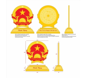 Đúc Quốc Huy bằng đồng tại TP HCM