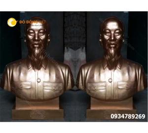 Đúc tượng Bác Hồ bằng đồng đỏ, đồng vàng chất lượng.