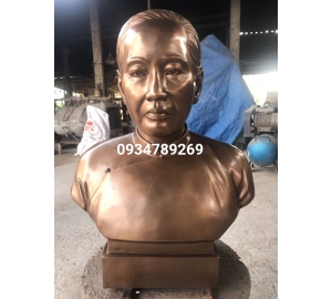 Đúc tượng đồng truyền thần bằng đồng đỏ đẹp