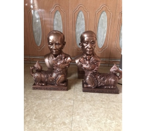 Đúc tượng chân dung bằng đồng, xưởng đúc tượng chân dung ông bà theo ảnh truyền thần