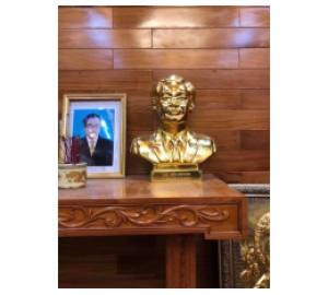 Đúc tượng đồng bán thân mạ vàng, đúc tượng truyền thần mạ vàng