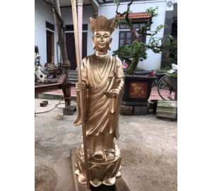 Đúc tượng đồng Địa Tạng Bồ Tát bằng đồng đỏ