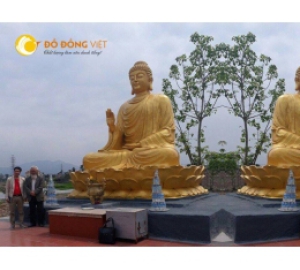 Đúc tượng Phật đồng cung tiến nhà chùa