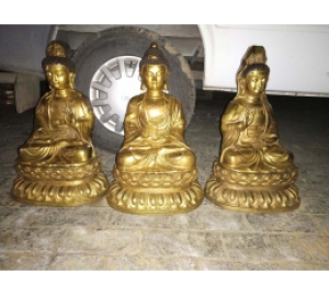 Đúc tượng Phật tam thế theo yêu cầu, địa chỉ đúc tượng Phật đồng 