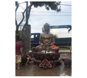 Đúc tượng Phật Thích ca bằng đồng đỏ giá rẻ chất lượng