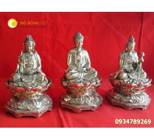 Đúc tượng tam thế phật bằng đồng