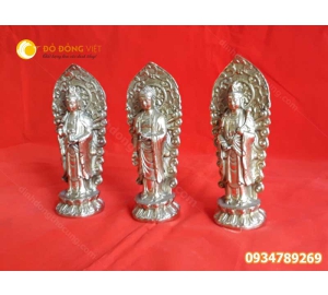 Đúc tượng tam thế phật bằng đồng