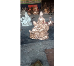 Đúc tượng Văn Thù Bồ Tát bằng đồng đỏ theo yêu cầu