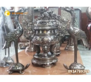 Giá bán bộ đỉnh đồng ngũ sắc cao 70 cm