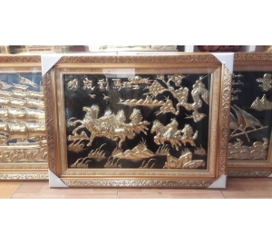 Giá bán tranh bát mã cỡ nhỏ tại Đồ đồng Việt