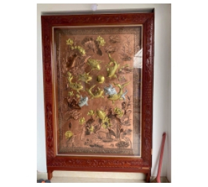 Giá bán tranh đồng Cửu ngư quần hội