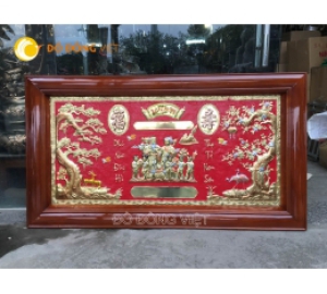 Giá bán tranh đồng mừng thọ tại Đồ đồng Việt