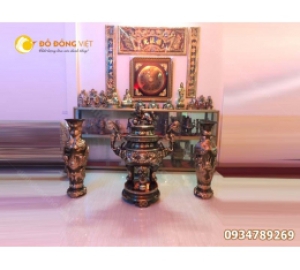 Hoành phi câu đối Cửu huyền thất tổ 1m76