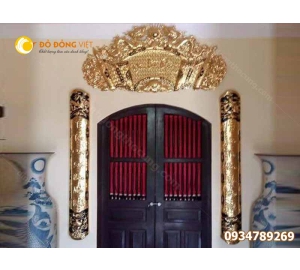 Hoành phi, cuốn thư, câu đối bằng đồng