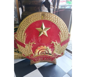 Đúc Quốc Huy Bằng Đồng Cao 1m Theo Yêu Cầu