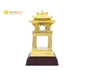 Quà Tặng Khuê Văn Các bằng đồng mạ vàng 24k