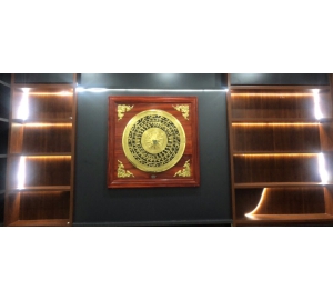 Khung tranh mặt trống đồng trang trí nội thất đẹp sang trọng