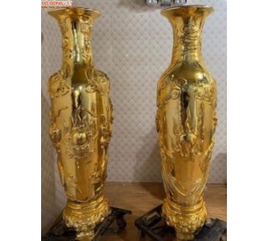 LỌ HOA ĐỒNG ĐỒNG ĐỎ 80CM