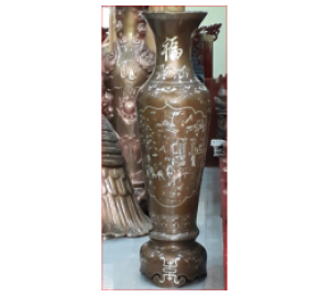LỌ HOA ĐỒNG NGŨ SẮC CAO 1M5