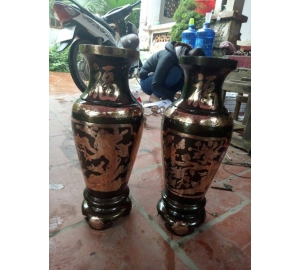 Lọ hoa bằng đồng đẹp. giá bán lọ hoa đồng Đại Bái