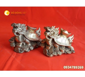 Long quy đầu rồng phong thuỷ 10cm 
