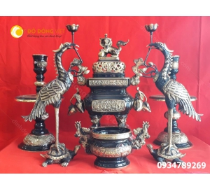 Lư đồng Dapha, đỉnh thờ cúng Dapha hun màu cổ, Lu dong Dapha Vuông trái đào