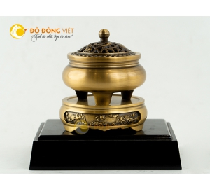 Lư xông trầm cỡ nhỏ bằng đồng đẹp chất lượng