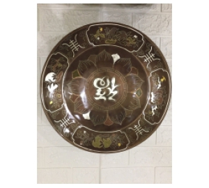 Mâm bồng thờ cúng khảm ngũ sắc hoa văn đẹp tinh xảo