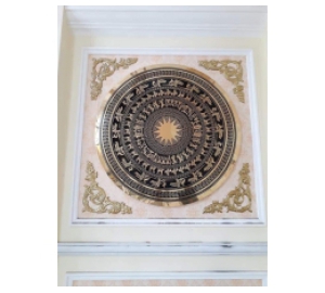 Mặt trống đồng ăn mòn đẹp tinh xảo- kiệt tác trang trí nội thất