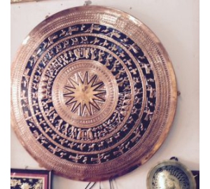 Mặt Trống Đồng Đỏ Gò Nổi