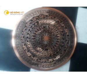 Mặt trống đồng Đông Sơn đúc đk 90cm