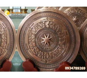 Mặt trống đồng đúc thủ công đường kính 0,8m