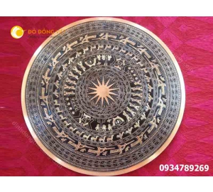 Mặt Trống Đồng Gò Đúc Trang Trí 110Cm