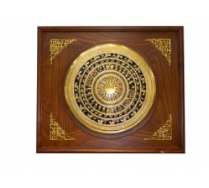 MẶT TRỐNG ĐỒNG MẠ VÀNG 24K