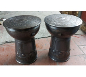 MẶT TRỐNG ĐỒNG MÀU GIẢ CỔ HỒ CHÍ MINH