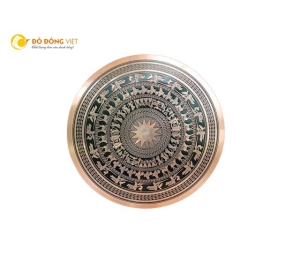 Mặt trống đồng ăn mòn , giá bán mặt trống đồng Đông Sơn làm quà tặng