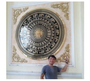 Mặt trống đồng trang trí đẹp sang trọng và độc đáo