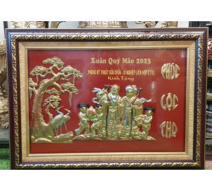 Mẫu tranh mừng thọ Ông bà năm 2018 chất lượng