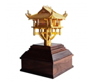 Mô Hình Chùa Một Cột Cao 15cm 