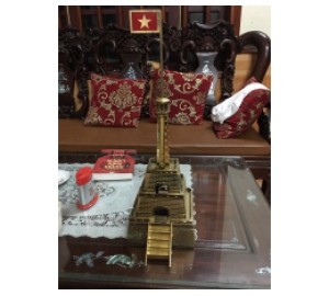 Mô hình Cột cờ Hà Nội bằng đồng làm quà tặng thủ đô, quà tặng văn hóa Hà Nội