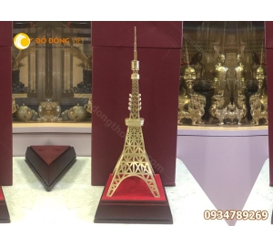 Mô Hình Tháp Eiffel bằng đồng