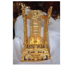 Ngai đồng thờ cúng mạ vàng đẹp tinh xảo