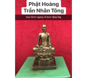 Đúc tượng đồng Phật hoàng Trần Nhân Tông cỡ nhỏ