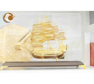 Quà tặng mô hình thuyền buồm, quà tặng  vật phẩm phong thủy ý nghĩa