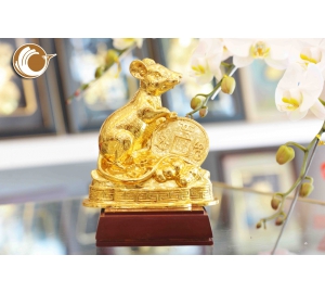 Quà tặng phong thủy- tượng chuột phong thủy