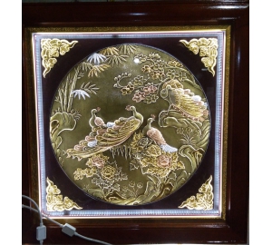 Quà tặng tranh đồng lưu niệm, quà mừng đám cưới ý nghĩa