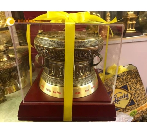 Quà tặng trống đồng, trống đồng cỡ nhỏ 12 cm, trống đồng lưu niệm